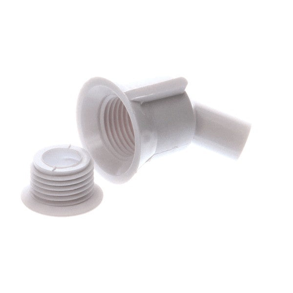 MAVRIK 8409834 DRAIN FLANGE WITH ADAPTER WHI