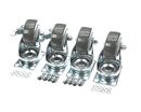 GLASTENDER C-4X4-18 CASTER KIT - 4 1/8-INCH H SET OF 4