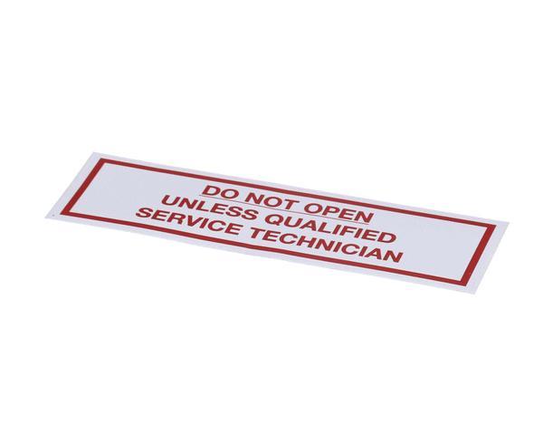 AMERICAN DISH SERVICE 089-9217 DECAL DO NOT OPEN MODEL ASQ