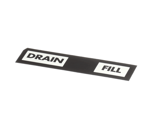 AMERICAN DISH SERVICE 089-9224 DECAL DRAIN/FILL
