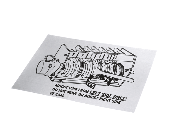 AMERICAN DISH SERVICE 089-9227 DECAL TIMER CAM ADJUSTMENT