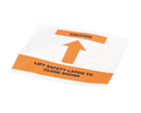 AMERICAN DISH SERVICE 089-9462 DECAL; CAUTION LIFT SAFETY CATCH