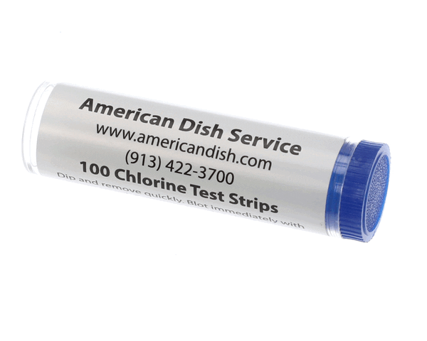 AMERICAN DISH SERVICE 099-5102 KIT CHLORINE TEST PAPER (100