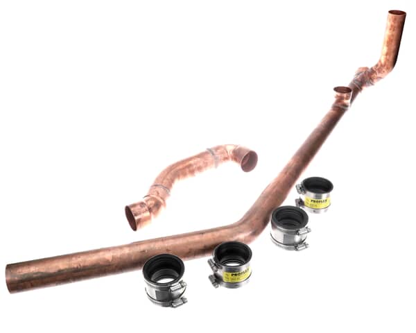 AMERICAN DISH SERVICE 266-0300 DRAIN ASSEMBLY COPPER WITH N