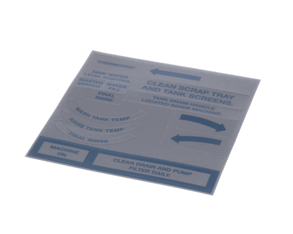 AMERICAN DISH SERVICE 289-9201 DECAL LABEL SET MODEL ADC-44