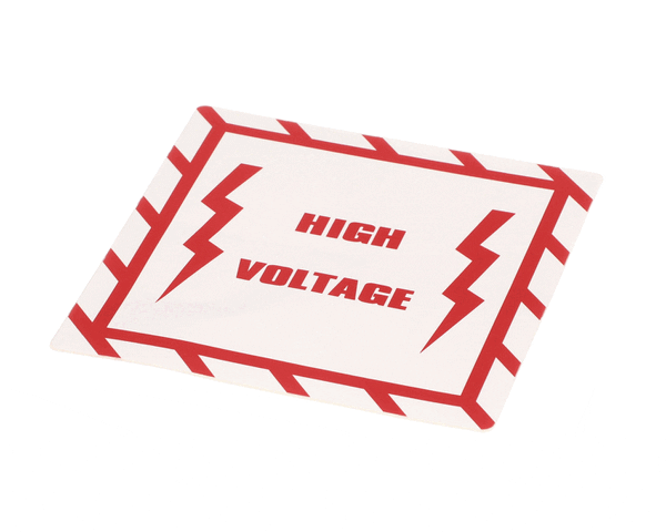AMERICAN DISH SERVICE 289-9203 DECAL HIGH VOLTAGE 220 VOLT