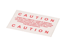 AMERICAN DISH SERVICE 289-9215 DECAL WIRES MAY VIBRATE LOOSE
