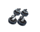 ADVANCE TABCO TA-25C-4 SET OF 4 HEAVY DUTY URETHANE WHEELS