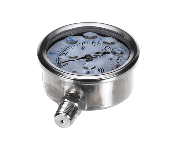 ANTUNES 7002617 GAUGE 300 PSI 2.5-IN GF BTMMNT SS