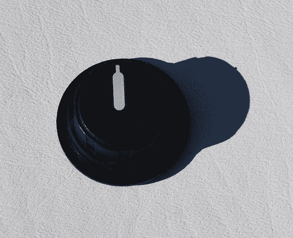 ALLIANCE LAUNDRY SYSTEMS 44104601 KNOB TEMPERATURE BLK