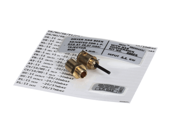 ALLIANCE LAUNDRY SYSTEMS 599P3 KIT CONV-DRYER-NG TO LP-20000