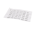 ALLIANCE LAUNDRY SYSTEMS 70396001 OVERLAY LINTDRW UP GRY TXT T45
