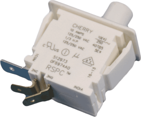 ALLIANCE LAUNDRY SYSTEMS D512973 SWITCH PUSH BUTTON
