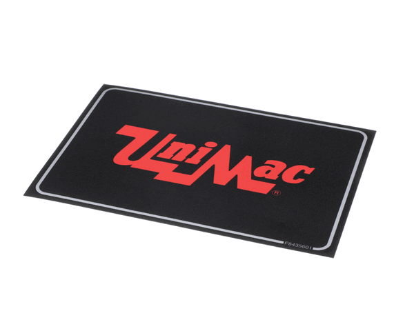 ALLIANCE LAUNDRY SYSTEMS F8435601 OVERLAY NAMEPLATE - UNIMAC