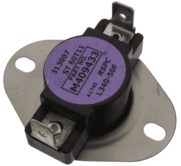 ALLIANCE LAUNDRY SYSTEMS M409433 THERMOSTAT LIM 340F VIOLET