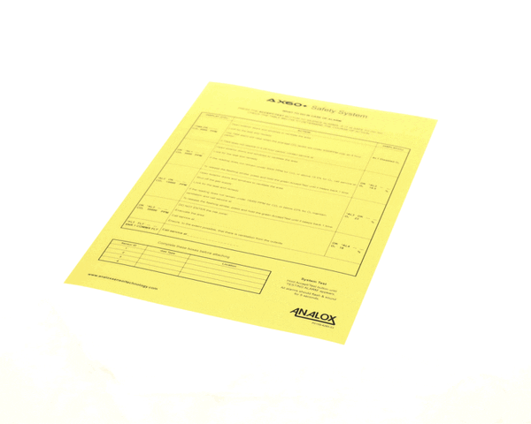 ANALOX 4000-0159-0030 SIGNAGE PACK CO2 IFC
