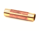 ATLAS METAL 1118-0901 (OLD 3006-2) BRASS NIPPLE 3/4-IN X 4-IN LONG