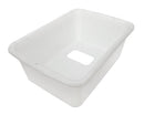 AYRKING B302K WHITE PLASTIC PAN W/HOLE FITS BBSUL3622