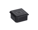 BELSHAW 905-0054-1.25 PLASTIC END CAP 1-1/4 SQ BLK