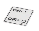 BELSHAW T-0051 LABEL ON OFF CE O