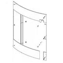 BKI GL0300M GLASS CURVED VG OUTER DOOR W/