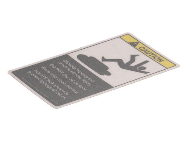 BKI N0175 DECAL SLIPPING ADMONITIONS