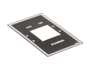 BKI N0494 DECAL POWER SWITCH CTL PLATE