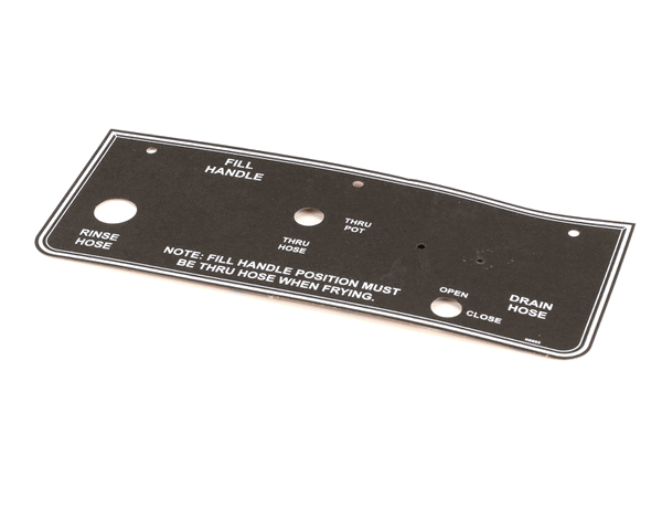 BKI N0695 DECAL DRAIN HANDLE PLATE FKM/FKG/BLF/BLG