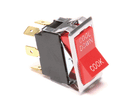 BLODGETT 6502 SWITCH ROCKER DPDT RED