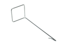 BENCHMARK USA 67002 BENCHMARK STAINLESS STEEL TONG HOLDER