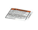 BUNN 00986.0000 DECAL WARNING ELECTRICAL