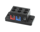 BUNN 07038.0001 TERMINAL BLOCK; 3 POLE-RED/BLUE/BLK