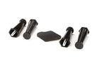 BUNN 13255.0001 KIT LEG-4.0 ADJ BLK PLASTIC