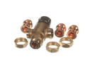 CALEFFI 521506A MIXCAL 3-WAY MIXING VALVE 3/4 PRESS-ASSE
