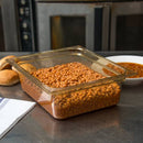 CARLISLE 10421B13 FOOD PAN 1/2 SIZE 4-INCH HH AMBER