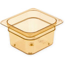 CARLISLE 3088413 FD PAN 1.6QT 1/6 SZ 4-INCH DP HH AMBER