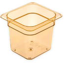 CARLISLE 3088513 FD PAN 2.4QT 1/6 SZ 6-INCH DP HH AMBER