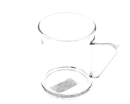 CARLISLE FOODSERVICE PCD79607 POLYCARBONATE HANDLED MUG 9.6 OZ - CLEAR