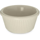 CARLISLE FOODSERVICE S29342 MELAMINE FLUTED RAMEKIN LT - 3 OZ - BONE