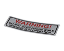 CHAMPION 111365 LABEL OPEN DOOR WARNING(R-1000