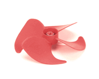 CONTINENTAL 40630 BLADE FAN (EVAP) 4 PLASTIC CCW (RED)