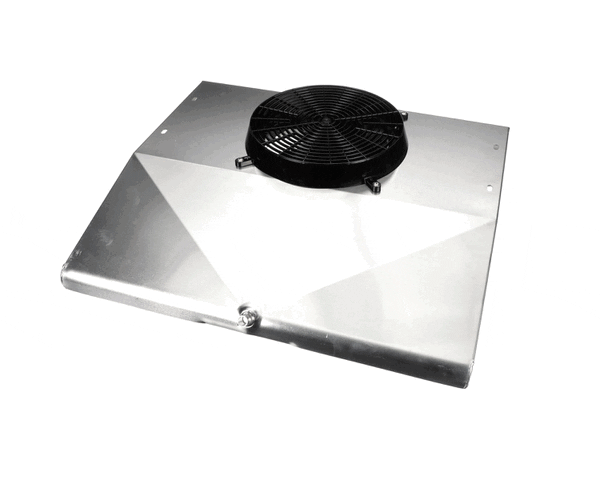 CONTINENTAL 50-040 FAN PANEL ASSEMBLY BLACK FAN GUARD WITH 4-143 MOTOR (4
