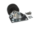 CRES COR 0569310BK CASTER 2-1/2D; PLATE; POLYOLEFIN