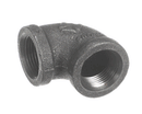 CROWN STEAM 9012-4P 90 DEG. BLACK MALLEABLE IRON STREET ELBO