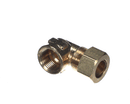 CROWN STEAM 9740-16 BRASS COMP. 90DEG ELBOW; 1/2-IN T X 3/4-IN FPT
