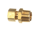 CROWN STEAM 9768-18 BRASS COMP. CONN; 5/8-INCH T X 3/4-INCH MPT