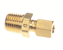 CROWN STEAM 9768-2 BRASS COMP. CONN; 3/16-INCH T X 1/4-INCH MPT