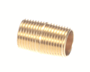CROWN STEAM 9841-2 BRASS CLOSE NIPPLE; 3/8-IN MPT