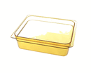 DUKE 227846 PAN 1/2 SIZE 4-INCH DEEP ; AMBER ; HGH HEAT P