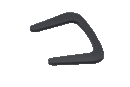 EUREKA COFFEE GRINDERS 6045.0008 FORK ADHESIVE RUBBER